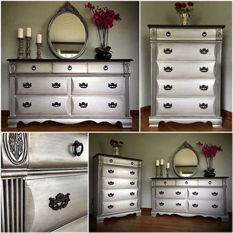 Silver Painted Bedroom Furniture
